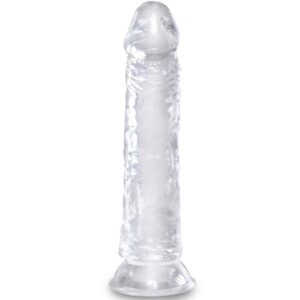 KING COCK - CLEAR PENE REALÍSTICO 19.7 CM TRANSPARENTE