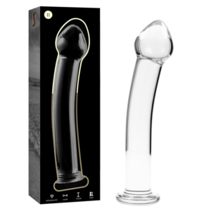 NEBULA SERIES BY IBIZA - MODELO 11 DILDO CRISTAL TRANSPARENTE 16 CM -O- 3 CM