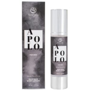SECRETPLAY - APOLO LOCIÓN PIEL DE SEDA PARA HOMBRES 50 ML