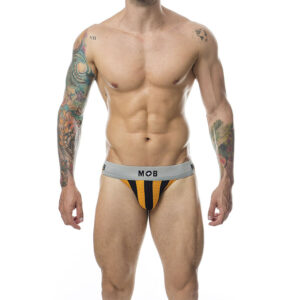 MOB - JOCK CLASICO STRIPE NARANJA TALLA XL