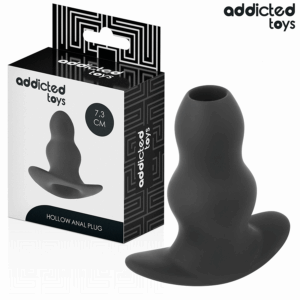 ADDICTED TOYS - PLUG ANAL HUECO SILICONA TALLA S 7,3 CM