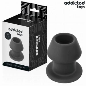 ADDICTED TOYS - PLUG ANAL HUECO EXTREM SILICONA TALLA M 8,7 CM