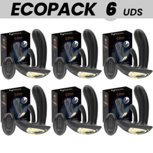 ECOPACKS 6 UDS - IBIZA VIBRADOR WEARABLE CON ESTIMULACIÓN PUNTO-G Y CLÍTORIS CON CONTROL REMOTO