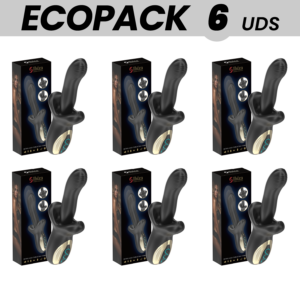 ECOPACKS 6 UDS - IBIZA POTENTE VIBRADOR EFECTO THRUSTING Y BITING