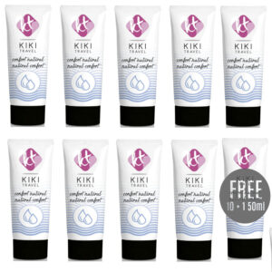 KIKÍ TRAVEL - GEL DESLIZANTE NATURAL CONFORT 50ML 10 + 1 GRATIS