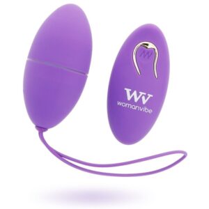 WOMANVIBE - ALSAN HUEVO CONTROL REMOTO SILICONA MORADO
