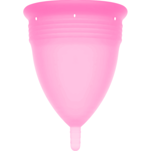 STERCUP - COPA MENSTRUAL FDA SILICONA ROSA - TALLA S